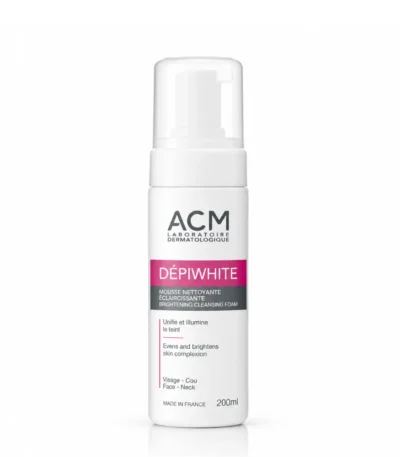 ACM DEPIWHITE MOUSSE NETTOYANTE ECLAIRCISSANTE 200ML