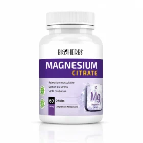 BIOHERBS - MAGNESIUM CITRATE 60 GELULES