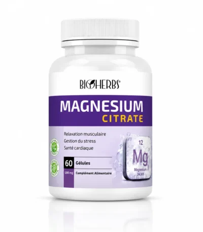 BIOHERBS - MAGNESIUM CITRATE 60 GELULES