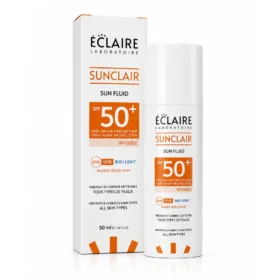 ECLAIRE SUNCLAR - ECRAN FLUIDE INVISIBLE ANTI TACHES SPF 50+ 50ML-6192337700044