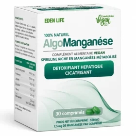 EDEN LIFE Algo Manganése 30 Comprimes