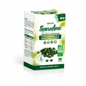 EDEN LIFE SPIRULINE 90 comprimés