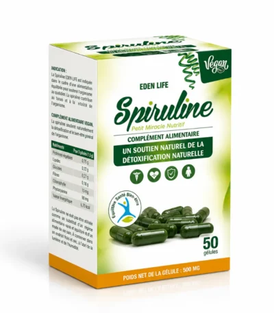 EDEN LIFE Spiruline 50 Gelules