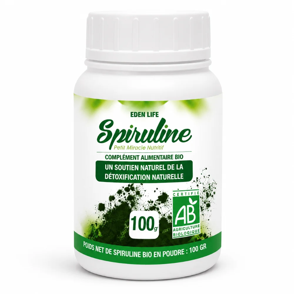 EDEN LIFE Spiruline Poudre 100 gr