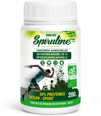 EDEN LIFE Spiruline Poudre 200 gr