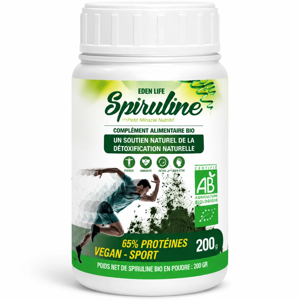 EDEN LIFE Spiruline Poudre 200 gr