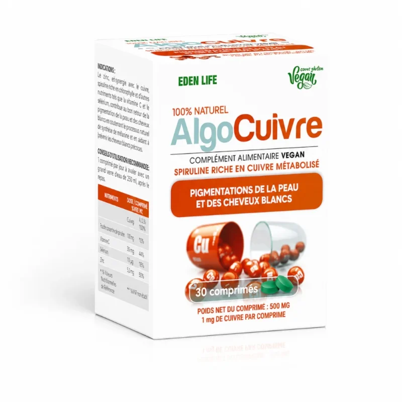 Eden Life AlgoCuivre 30 comprimés