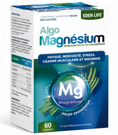 Eden Life AlgoMagnésium 60 Comprimés