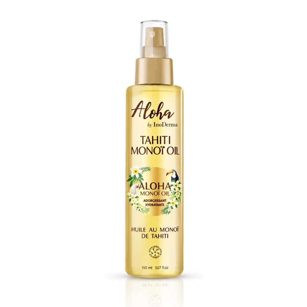 INODERMA ALOHA Huile de Monoï de Tahiti Gold 150ml INODERMA ALOHA Huile de Monoï de Tahiti Gold 150ml