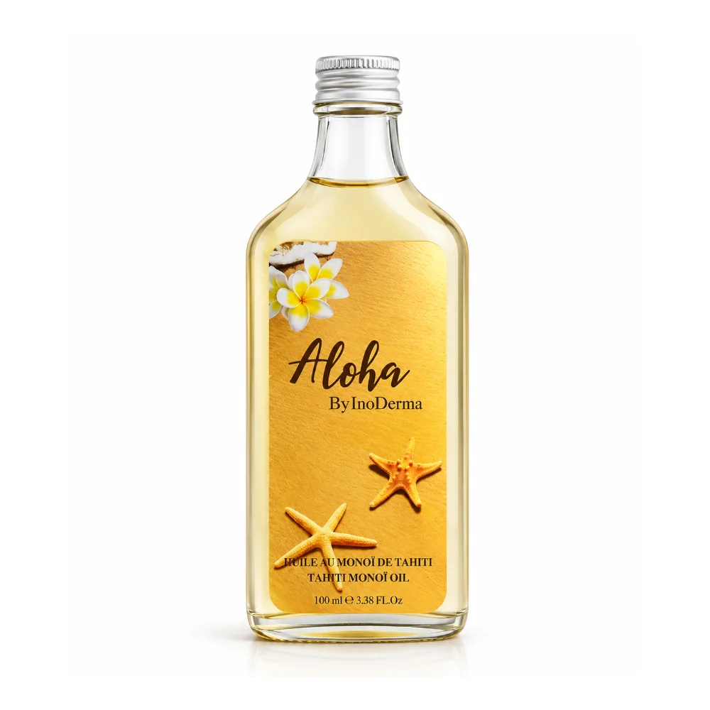 InoDerma ALOHA Huile au Monoï de Tahiti 100ml - InoDerma ALOHA Huile au Monoï de Tahiti 100ml