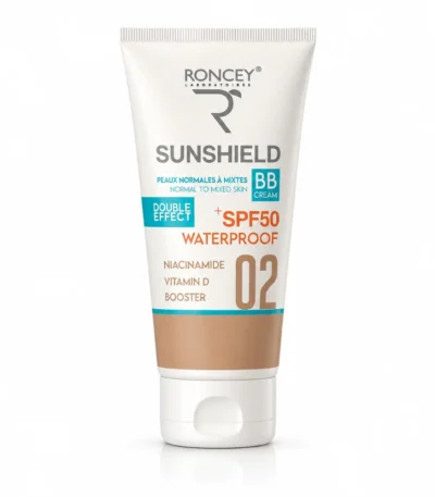 RONCEY ECRAN SUNSHIELD WATERPROOF SPF50+ TEINTE 02 50 ML