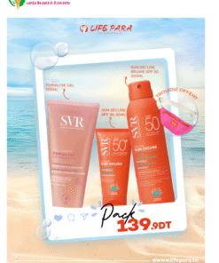 Pack SVR Gel Lavant +Creme Sun Secure SPF50+Brume Sun Secure SPF50 &Trousse offert