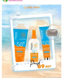 Pack Lirene Sun Family SPF50+Sun Kides creme SPF50+Ecran Invisibel SPF50 &Trousse offert