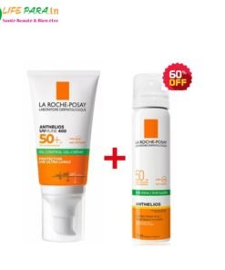 LA ROCHE POSAY Pack Duo ANTHELIOS UVMUNE 400 OIL CONTROL gel crème anti brillance spf50+(invisible ou teinté) & ANTHELIOS brume solaire (-60%) (