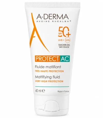 ADERMA PROTECT AC Fluide matifiant SPF50+ 40 ml