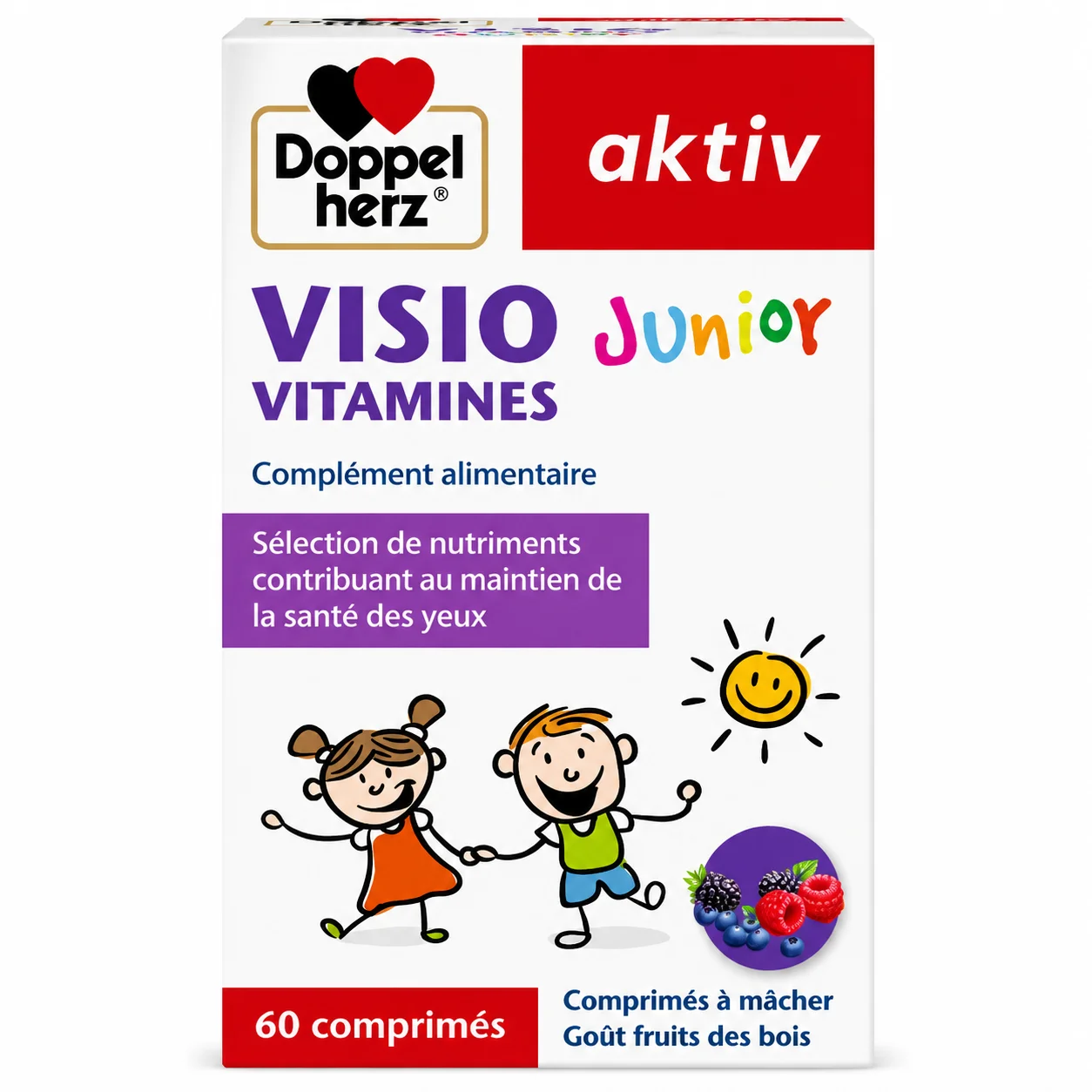 Aktiv-VISIO-VITAMINES-Junior-60-comprimes Aktiv VISIO VITAMINES Junior 60 comprimés