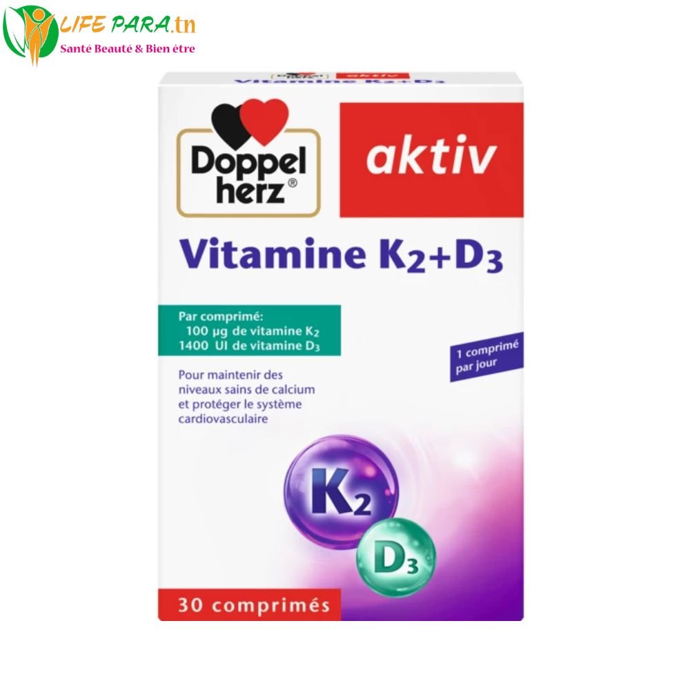Aktiv Vitamine K2+D3 30 comprimés
