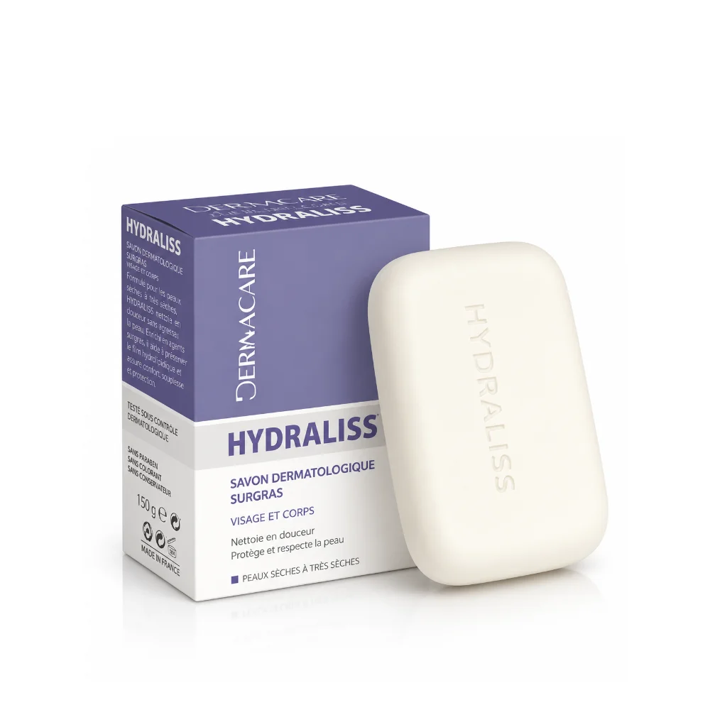 DERMACARE HYDRALISS Savon Dermatologique Surgras 130gr DERMACARE HYDRALISS Savon Dermatologique Surgras 130gr