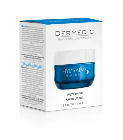 DERMEDIC HYDRAIN 3 CREME DE NUIT HYDRATANTE ANTI AGE 50ML
