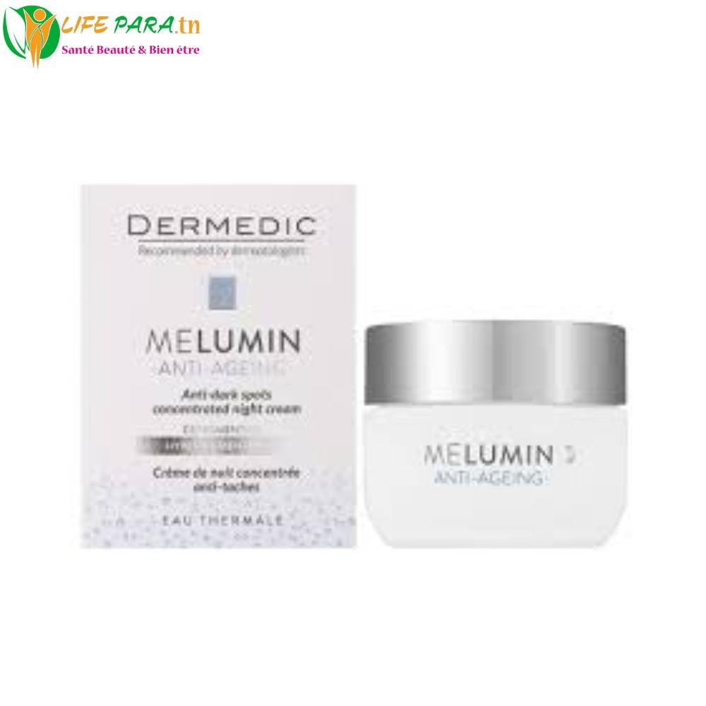 DERMEDIC MELUMIN Crème de Nuit Concentrée Anti Taches 50ML