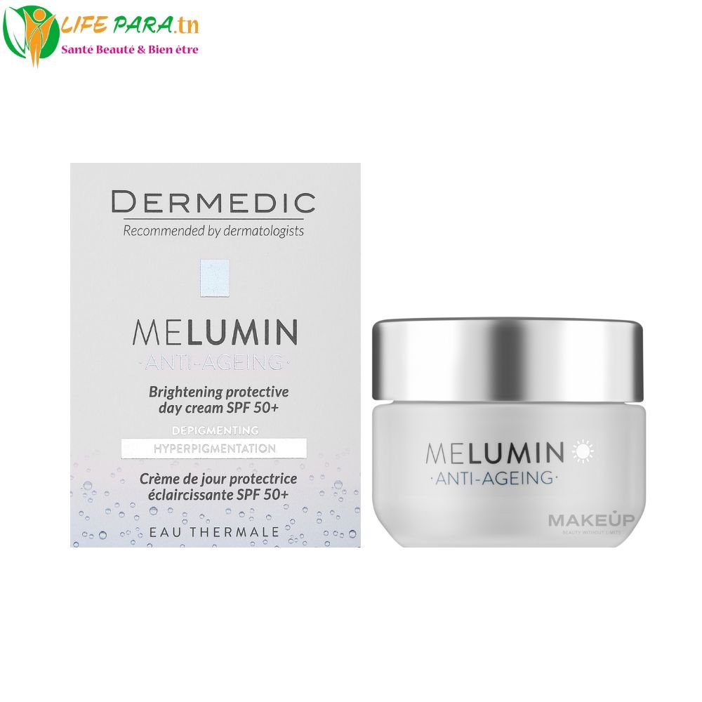 DERMEDIC MELUMIN Crème de jour protectrice éclaircissante SPF 50+, 50 ml