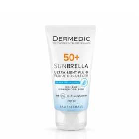 DERMEDIC SUNBRELLA FLUIDE ULTRA LEGER SPF50+ PEAUX MIXTES ET GRASSES 40ML