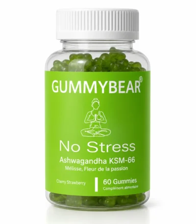 GUMMYBEAR No Stress 60 gummies-6192316600075