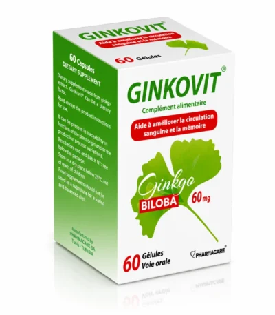 PHARMACARE GINKOVIT 60 gélules