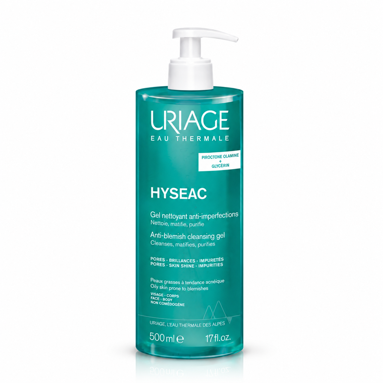 URIAGE HYSEAC gel nettoyant anti imperfections 500ml URIAGE HYSEAC gel nettoyant anti imperfections 500ml