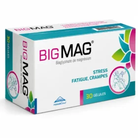 BIGMAG BT 30 Complément Alimentaire au Magnésium (Bisglycinate 415 mg)-6192405003664