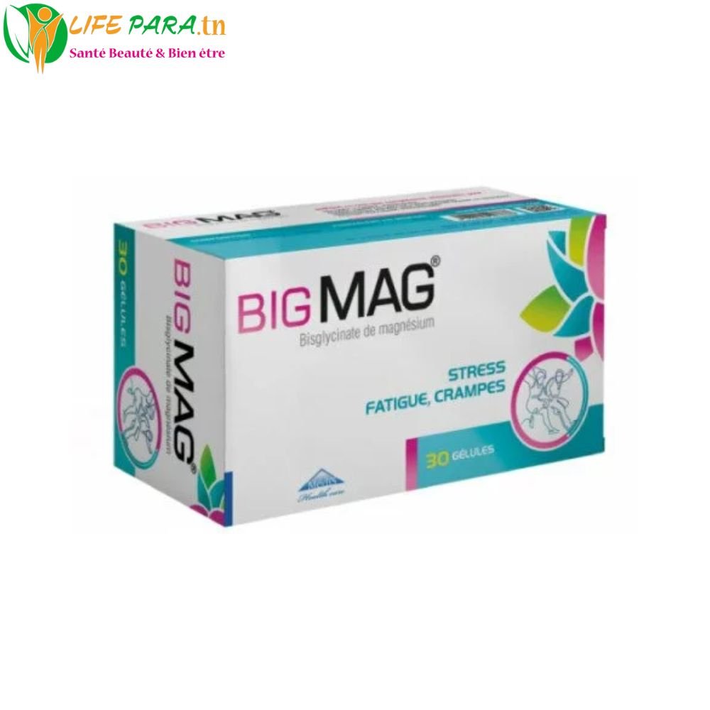 BIGMAG BT 30 Complément Alimentaire au Magnésium (Bisglycinate 415 mg)