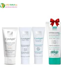 CYTOLNAT Pack Antitaches CYTOLIGHT écran antitaches spf50+ & CYTOLIGHT crème éclaircissante & CYTOLIGHT gel kératolytique & CYTOLCLEAN gel nettoyant purifiant offert