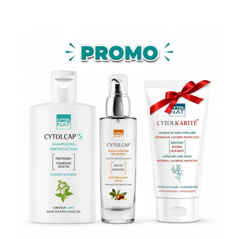 CYTOLNAT Pack Sébo-Réducteur Cheveux Gras