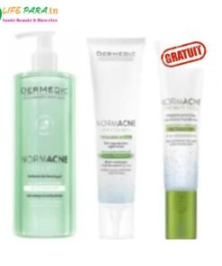 DERMEDIC PACK peau grasse NORMACNE gel nettoyant 500 ml + NORMACNE crème de nuit anti imperfections + NORMACNE stop bouton gratuit