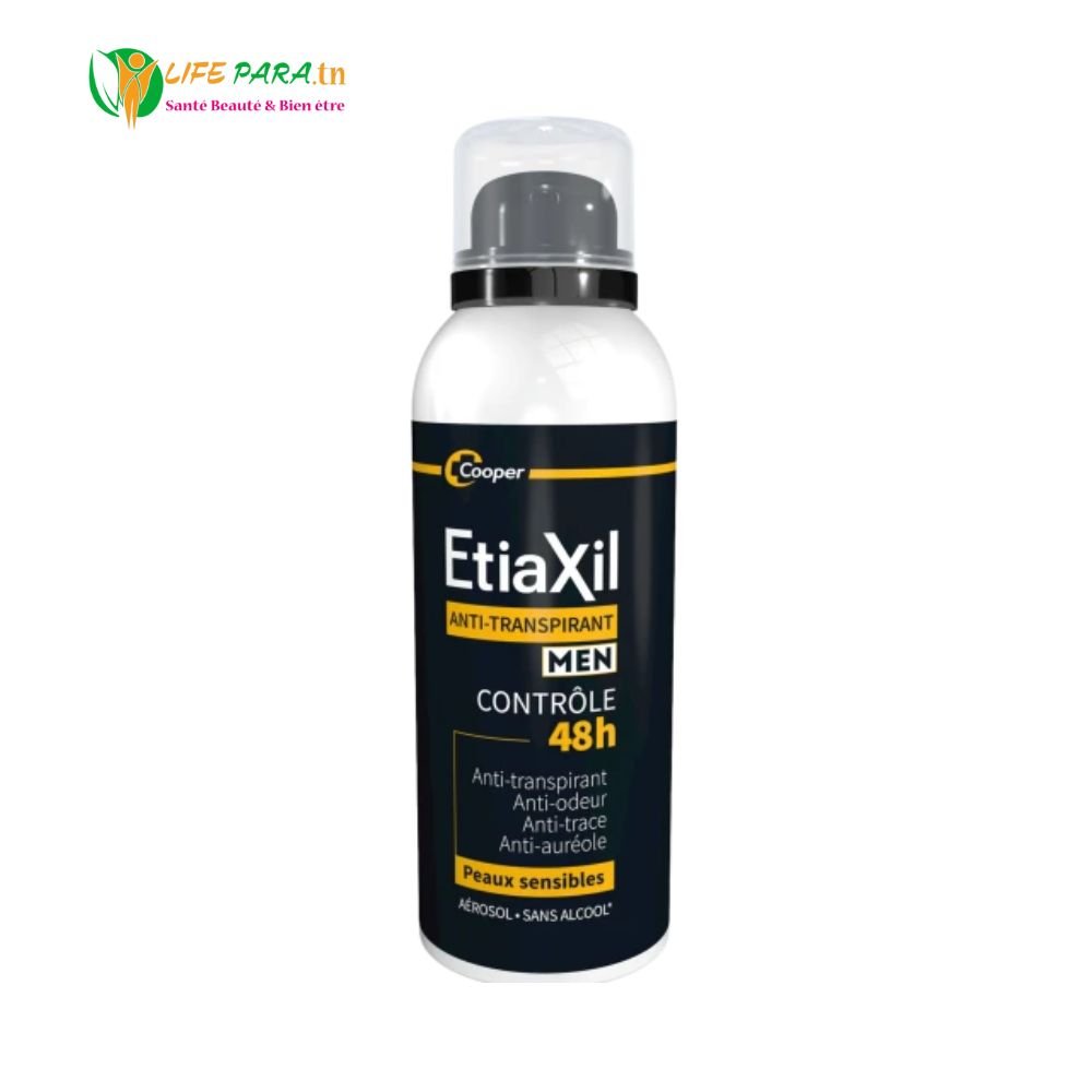 Etiaxil MEN Anti transpirant Contrôle 48h – Aérosol 150 ml