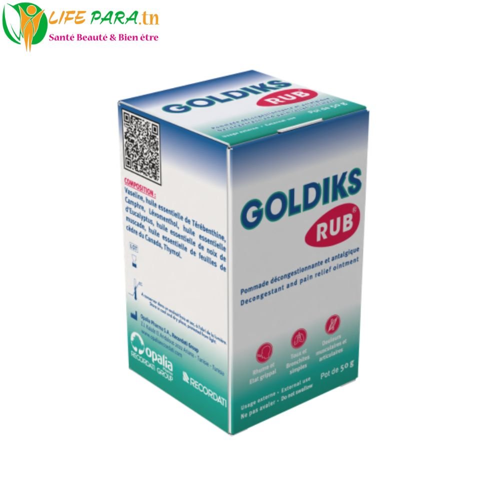 GOLDIKS RUB Pommade – Pot 50 g