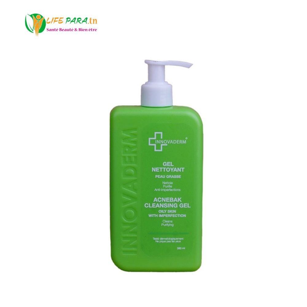 INNOVADERM Gel Nettoyant Peau Grasse Anti Imperfections 380 ml