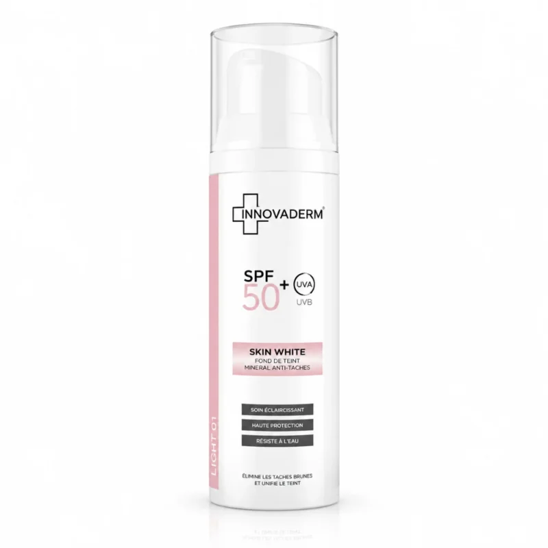 INNOVADERM SKIN WHITE spf 50+ Fond de Teint Minéral Anti-Taches Medium 1.5-6192312300504