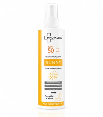 INNOVADERM SUNNY Huile Cheveux SPF50 – 250 ml-6192312300375