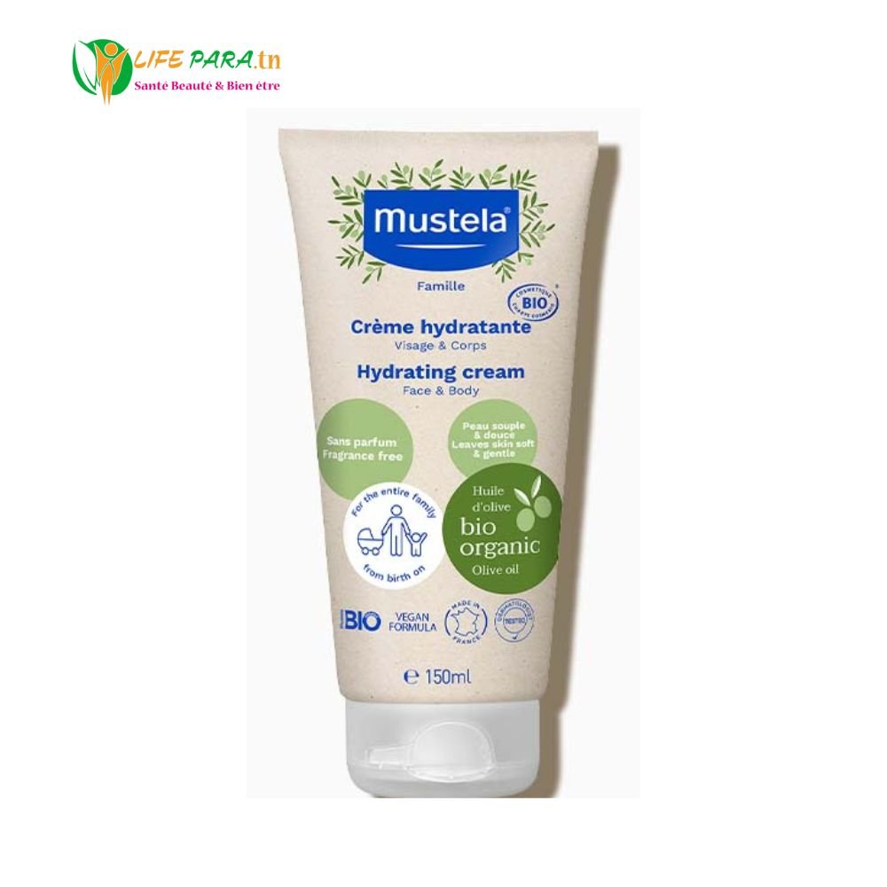 Mustela Crème hydratante certifiée Bio 150 ml