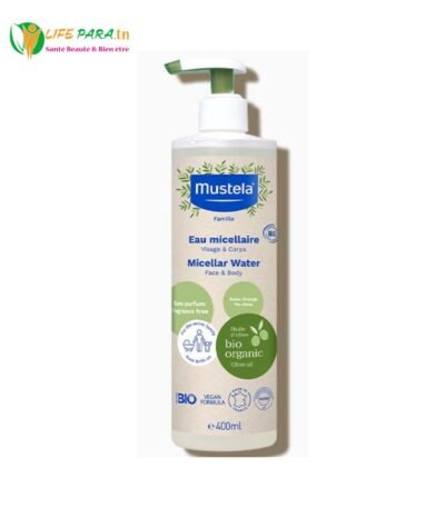 Mustela Eau micellaire sans rinçage certifiée Bio 400 ml