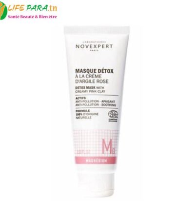 NOVEXPERT Masque Détox à la Crème d’Argile Rose 75 ml