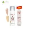 PACK CEREZA écran crème minéral teintée spf 50+ & lait d'amande démaquillant 200 ml offert