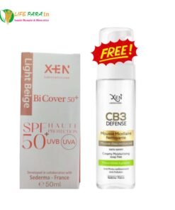 Pack XEN Bi Cover écran solaire spf 50+ teinté beige claire & CB3 mousse nettoyante ( peau sèche ou grasse) offerte