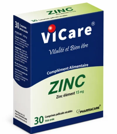 Pharmacare Vicare Zinc 30 comprimés