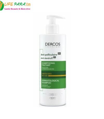 Vichy Dercos Shampooing Traitant Anti-Pelliculaire – Cheveux Secs 390 ml