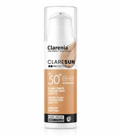 Clarenia Claresun Fond de Teint 01 Light SPF50+ Waterproof 50 ml-6192484100384