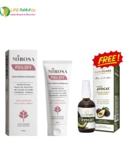 MIROSA POILOFF crème anti repousse + Almaflore huile AVOCAT 10 ml gratuit