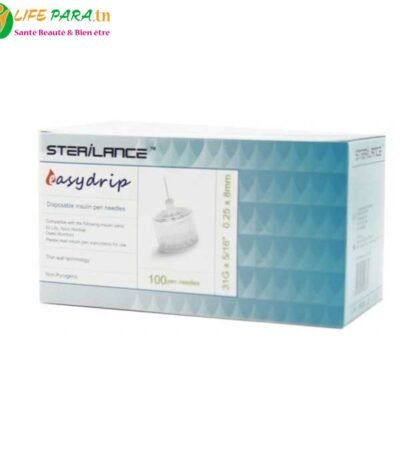 Sterilance Easy Drip 8 mm – Aiguilles pour Stylo à Insuline (Boîte de 100)