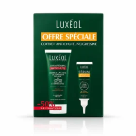 Luxéol Coffret Sérum Anti Chute Progressive + Shampooing Anti Chute